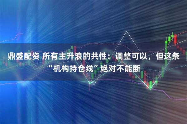 鼎盛配资 所有主升浪的共性：调整可以，但这条“机构持仓线”绝对不能断