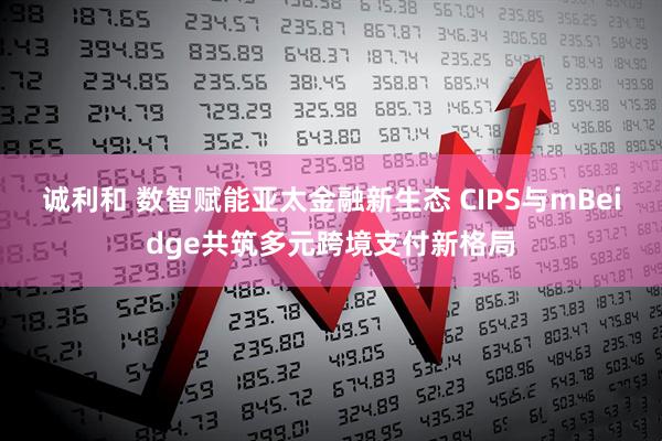 诚利和 数智赋能亚太金融新生态 CIPS与mBeidge共筑多元跨境支付新格局